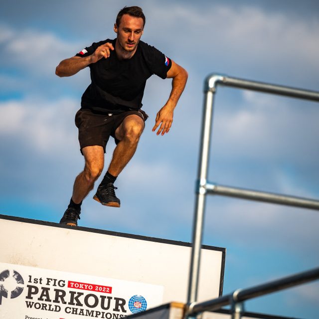 Parkourista Jaroslav Chum | foto: Profimedia