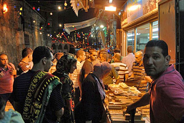 Ramadánová noc v Jeruzalémě | foto: Břetislav Tureček,  Český rozhlas
