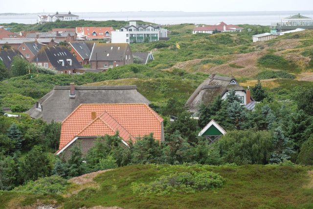 Pohled na ostrov Langeoog | foto: Klára Stejskalová