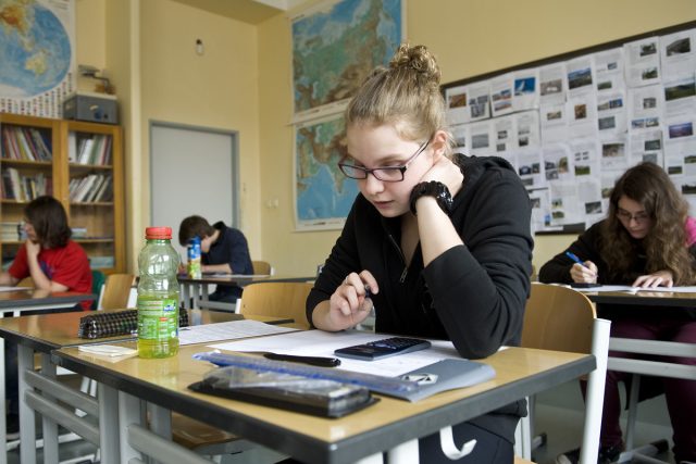Začíná první kolo přijímacích zkoušek na střední školy | foto: Filip Jandourek,  Český rozhlas