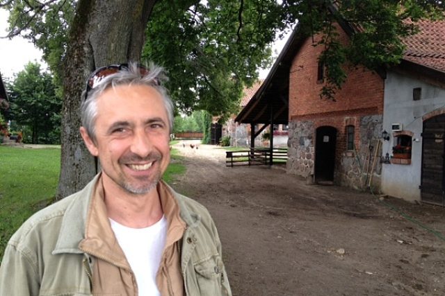Spokojený farmář Ruslan Kozynko | foto: Petr Vavrouška,  Český rozhlas