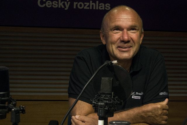 Jiří Pruša ve studiu Dvojky | foto: Český rozhlas