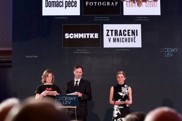 Herci Lenka Krobotová a Jaroslav Plesl moderovali vyhlášení nominace Českého lva | foto:  Český lev
