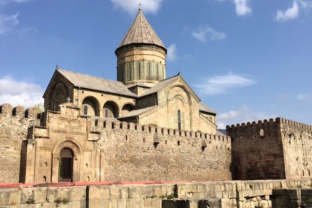 Klášter s katedrálou v gruzínském městě Mccheta | foto: David Jakš,  Český rozhlas