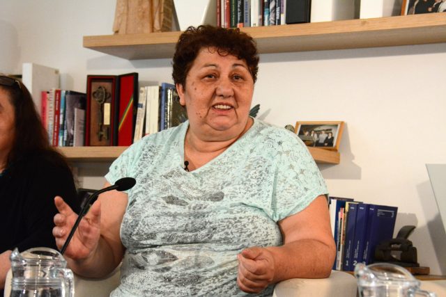 Romská spisovatelka Ilona Ferková na festivalu Khamoro 2017 | foto: Jana Šustová,  Český rozhlas