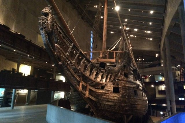 Loď Vasa ležela na mořském dně víc než tři století | foto: Matěj Skalický,  Český rozhlas