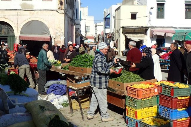 Tržiště v arabské části Tunisu je jako výlet do starých dob | foto: Štěpán Macháček,  Český rozhlas