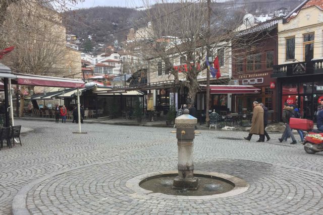 Prizren - náměstí Shadervan s kouzelnou fontánou | foto: Pavel Novák,  Český rozhlas