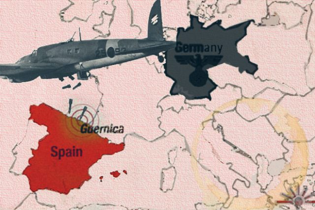 Německé a italské bombardéry zaútočili na baskické město Guernica 26. dubna 1937 | foto:  licence CC BY-SA 2.0,   AK Rockefeller