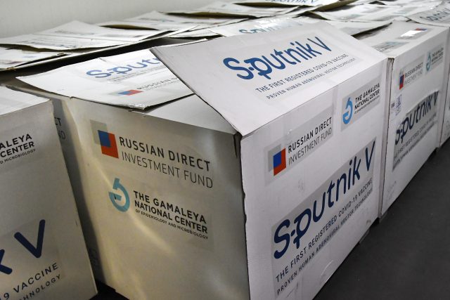 Dodávka ruské vakcíny Sputnik V | foto: Fotobanka Profimedia