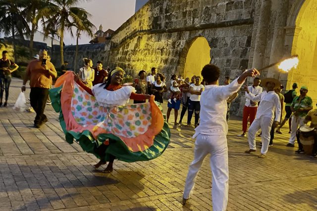 Tanečníci v Cartageně,  pastva pro oči | foto: Vladimír Kroc,  Český rozhlas,  Český rozhlas