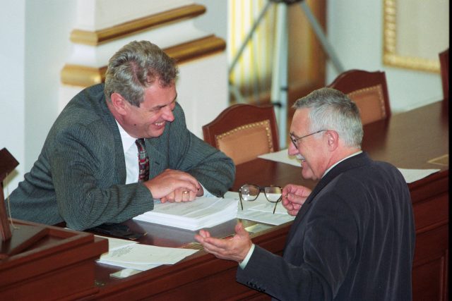 Miloš Zeman a Václav Klaus | foto: Profimedia