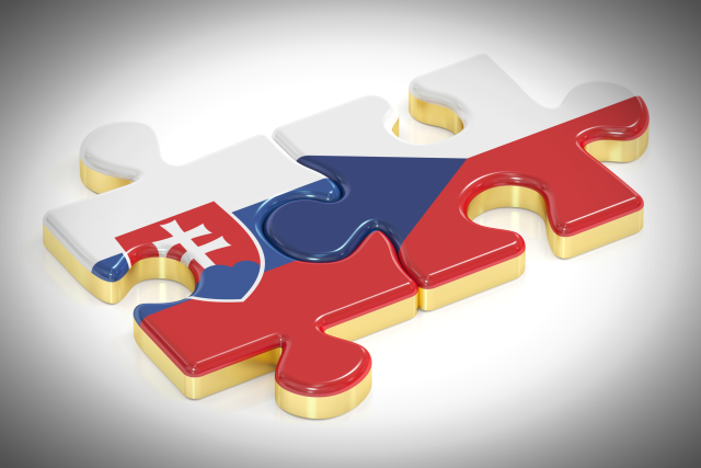 Česká a slovenská vlajka jako puzzle  (ilustrační obrázek) | foto: Shutterstock