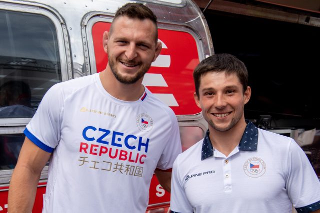 Lukáš Krpálek a Jiří Prskavec | foto: Khalil Baalbaki,  Český rozhlas
