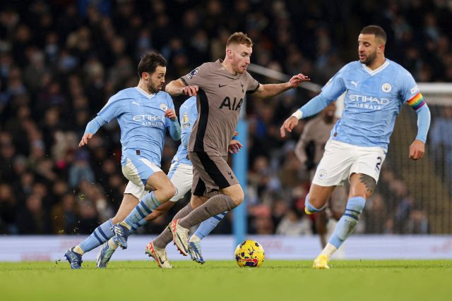 Šlágr 14. kola Premier League mezi Tottenhamem a Manchesterem City nabídl gólové hody | foto: Profimedia