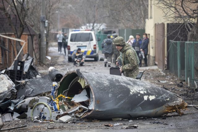 Následky ruského vpádu na Ukrajinu | foto:  Vadim Zamirovsky,  ČTK/AP
