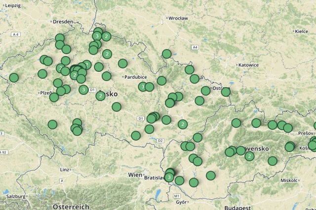 Interaktivní mapa zobrazuje,  kde a za jakých okolností zahynuli lidé v souvislosti s invazí vojsk Varšavské smlouvy  | foto: Ústav pro studium totalitních režimů