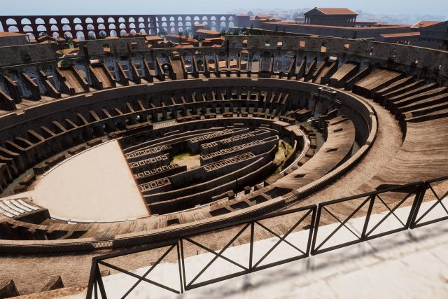 Po nasazení brýlí pro virtuální realitu se přenesete do římského Colossea v dobách jeho největší slávy | foto: Tecron VR