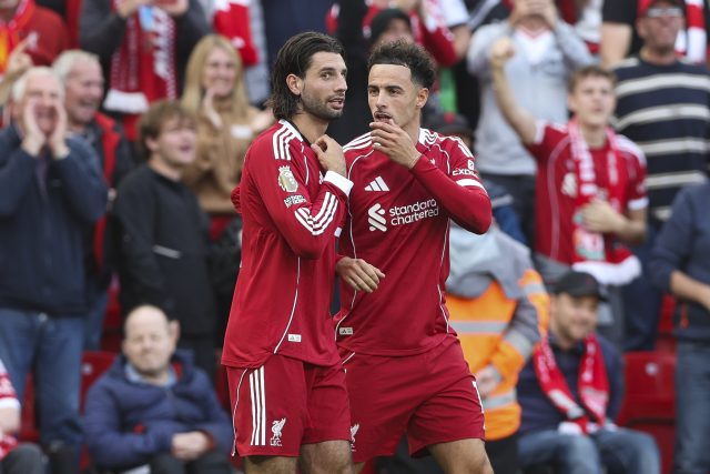 Dominik Szoboszlai rozhodl šlágr mezi Liverpoolem a Arsenalem | foto: Bradley Ormesher / News Licensing / Profimedia