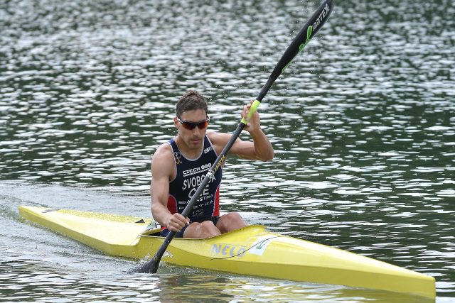 Tomáš Svoboda na Mistrovství Evropy 2018 ve středním kvadriatlonu | foto: ČTK / Švancara Petr