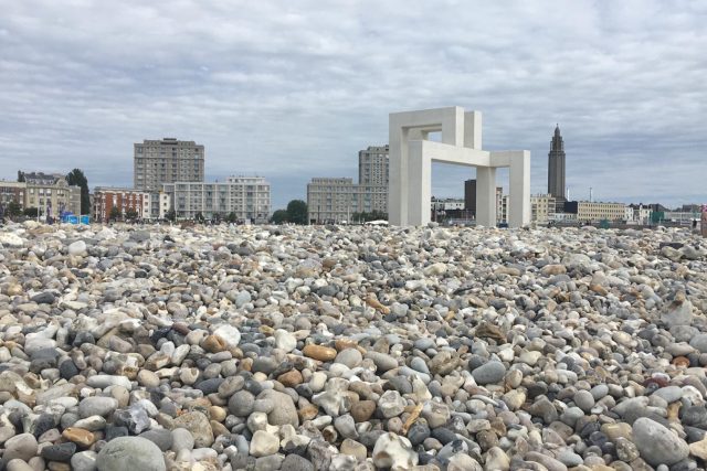 Le Havre,  město,  které během druhé světové války lehlo popelem,  je díky unikátní architektuře na seznamu památek UNESCO | foto: Marie Sýkorová,  Český rozhlas