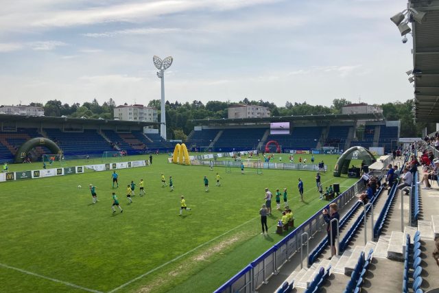 V Uherském Hradišti proběhl svátek fotbalu pro mladé sportovce | foto: Jana Němečková,  Český rozhlas