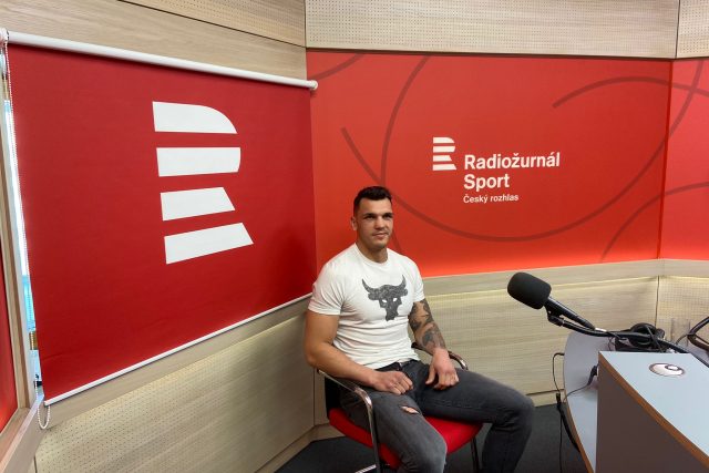 Boxer Vasil Ducár v talkshow Na férovku | foto: Lada Svítková,  Český rozhlas