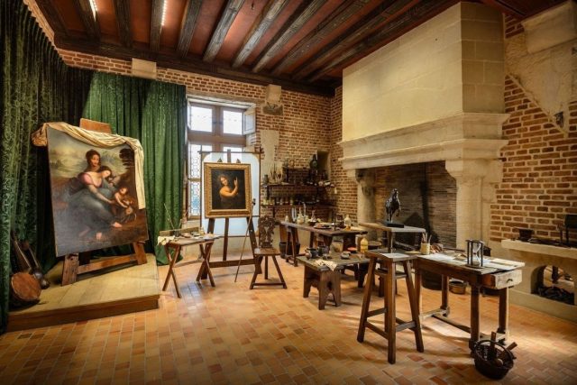 Château de Clos Lucé,  ateliér Leonarda da Vinci | foto: Viva Leonardo Da Vinci 2019