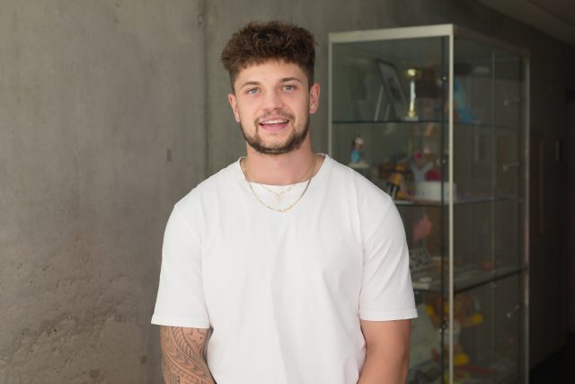 Hokejista Matěj Blümel | foto: Anna Rychnovská,  Český rozhlas