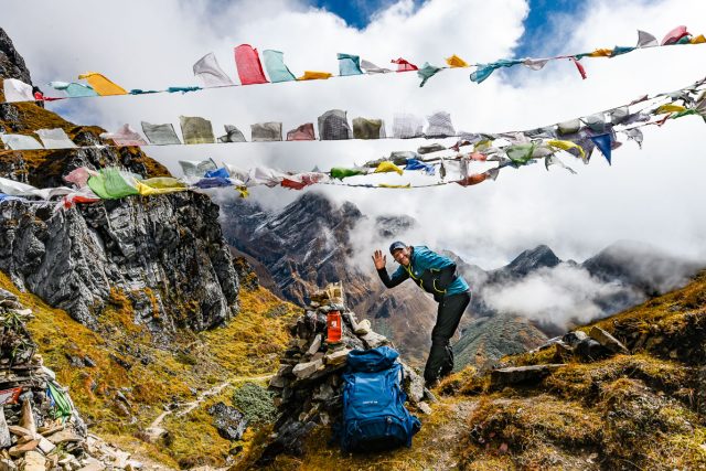 „Terén je velmi náročný,  jde se podél hlavního hřebene Himálaje a překračujete víc než 10 sedel,  z nichž nejvyšší,  Gophu La,  má 5456 metrů, &quot; říká cestovatel o bhútánské treku Snowman  | foto: Jan Hocek