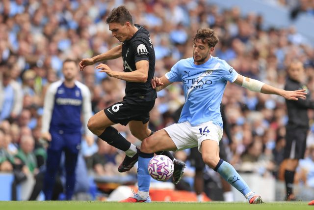 Šlágrem 2. kola Premier League byl duel Manchesteru City s Tottenhamem | foto: Conor Molloy ČTK / imago sportfotodienst