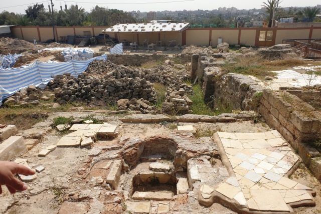 Archeologická lokalita Tell Abú Ámir v pásmu Gazy | foto: Štěpán Macháček,  Český rozhlas,  Český rozhlas
