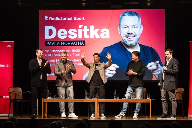 V Plzni se sešli Jaroslav Špaček,  Pavel Horváth,  Milan Petržela a Martin Procházka | foto: Jiří Šeda,  Český rozhlas