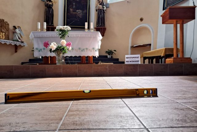 V Šikmém kostele se až člověku zatočí hlava | foto: Andrea Brtníková,  Český rozhlas