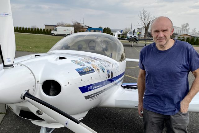 Pilot Jiří Průša | foto: Tomáš Černý,  Český rozhlas