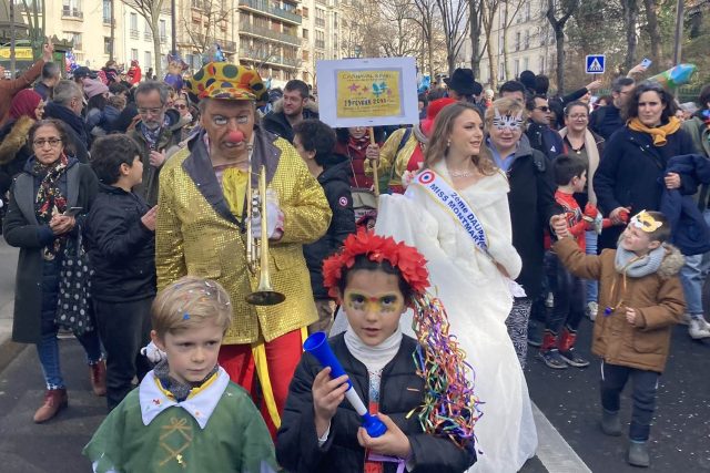 Karnevalové veselí v Paříži | foto: Martin Balucha,  Český rozhlas