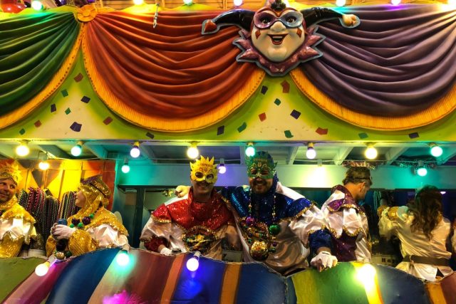 Karneval Mardi Gras v New Orleans | foto: Julie Urbišová,  Český rozhlas