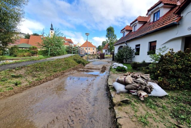 Benešov nad Černou na Českokrumlovsku po povodni | foto: Petr Kubát,  Český rozhlas