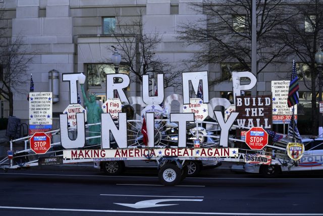 Podporovatelé Donalda Trumpa | foto: Evan Vucci,  ČTK/AP