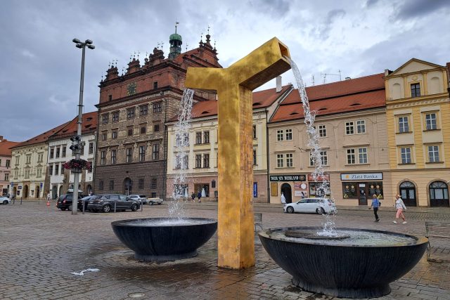 Kašna na náměstí Republiky v Plzni | foto: Anna Matuštíková,  Český rozhlas