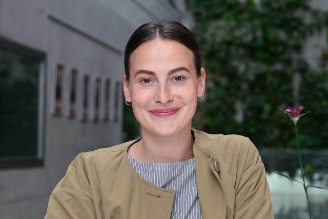 Herečka Anna Fialová | foto: Agáta Nezbedová,  Český rozhlas