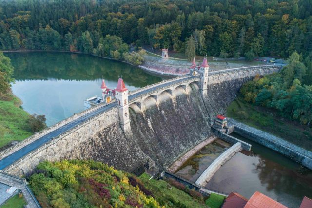 Přehrada Les Království | foto: Povodí Labe,  státní podnik