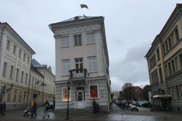 Muzeum umění je stavební kuriozitou estonského města Tartu | foto: Tomáš Jelen,  Český rozhlas,  Český rozhlas