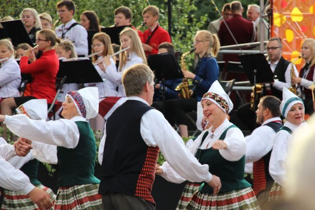 Festival zpěvu a tance se v Rize koná jednou za pět let. | foto: Viktor Daněk,  Český rozhlas,  Český rozhlas
