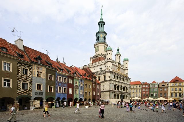 Kostel na náměstí v polském městě Poznaň | foto: Pixabay