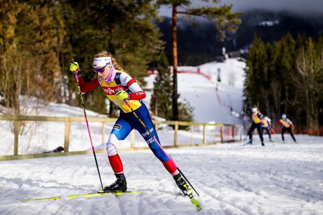 Markéta Davidová při tréninku v norském Holmenkollenu | foto: Český biatlon - Jaroslav Svoboda