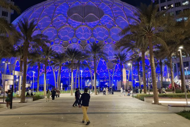 EXPO 2020 v Dubaji potrvá ještě víc než tři měsíce. Rotační expozice v českém pavilonu se do té doby ještě mnohokrát obmění | foto: Štěpán Macháček,  Český rozhlas