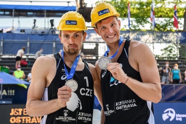 Ondřej Perušič a David Schweiner by si rádi zahráli na olympijských hrách. Hráli by pod Eiffelovou věží | foto: Václav Vacek