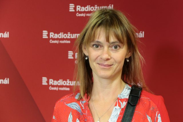 Herečka Klára Trojanová hostem Radiožurnálu | foto: Anna Duchková,  Český rozhlas