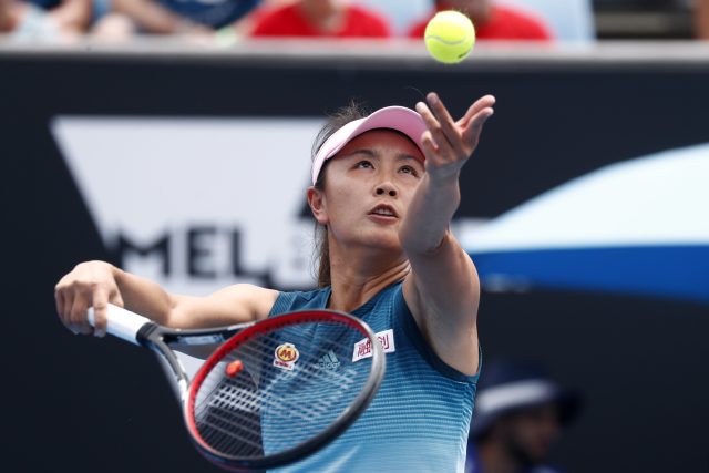Čínská tenistka Pcheng Šuaj | foto: EDGAR SU,  Reuters